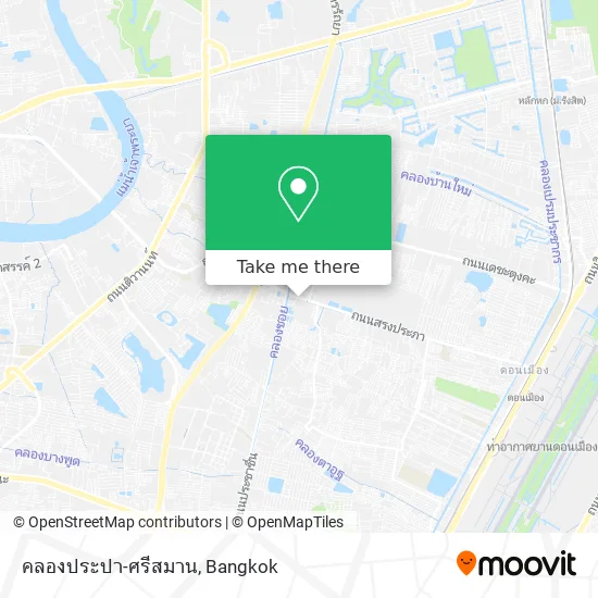 คลองประปา-ศรีสมาน map