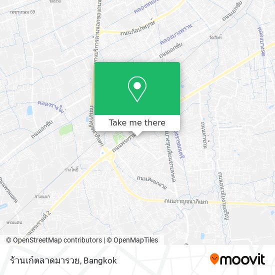 ร้านเก๋ตลาดมารวย map