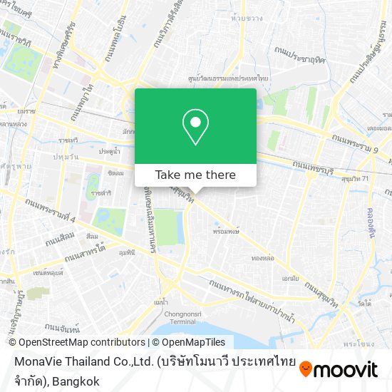 MonaVie Thailand Co.,Ltd. (บริษัทโมนาวี ประเทศไทย จำกัด) map