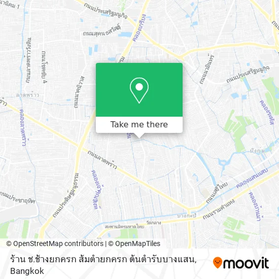 ร้าน ช.ช้างยกครก ส้มตำยกครก ต้นตำรับบางแสน map
