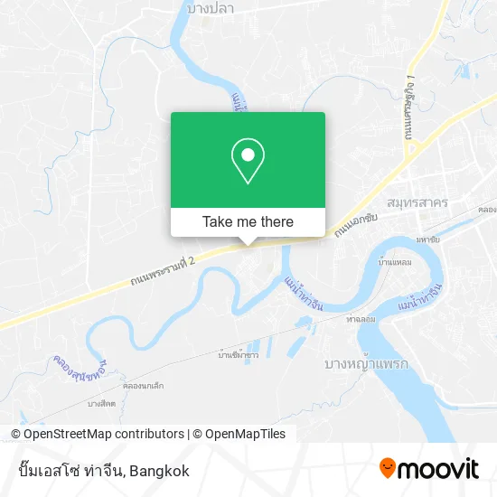 ปั๊มเอสโซ่ ท่าจีน map