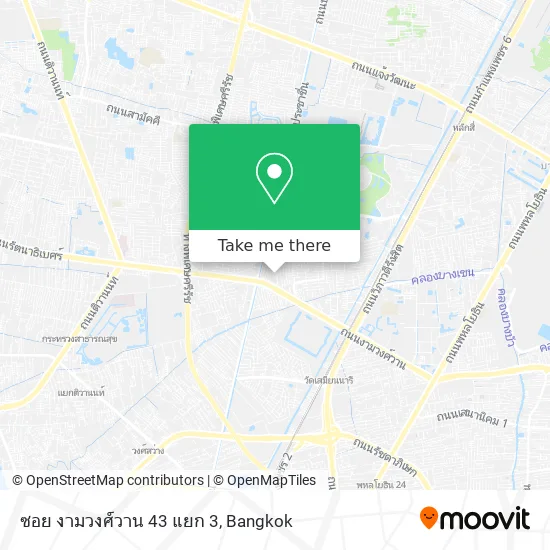 ซอย งามวงศ์วาน 43 แยก 3 map