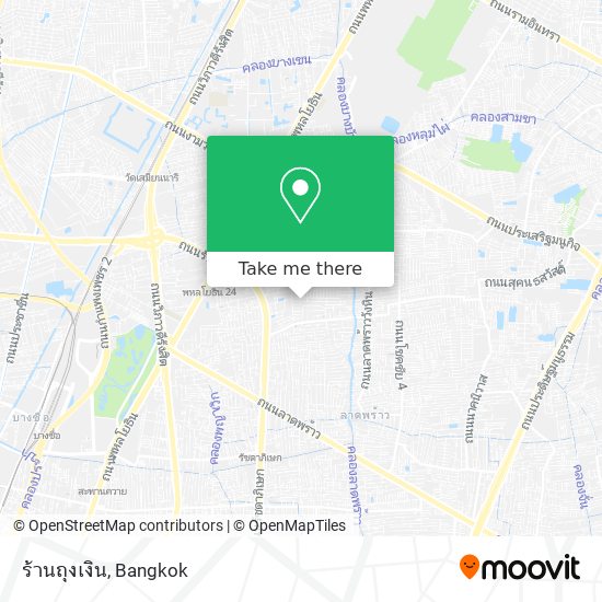 ร้านถุงเงิน map