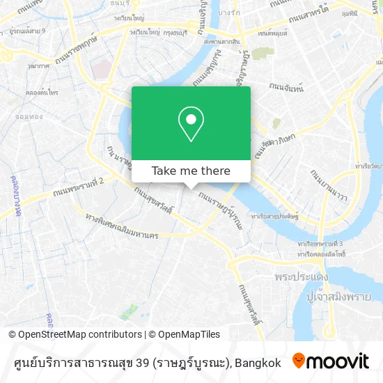 ศูนย์บริการสาธารณสุข 39 (ราษฎร์บูรณะ) map