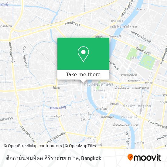 ตึกอานันทมหิดล ศิริราชพยาบาล map