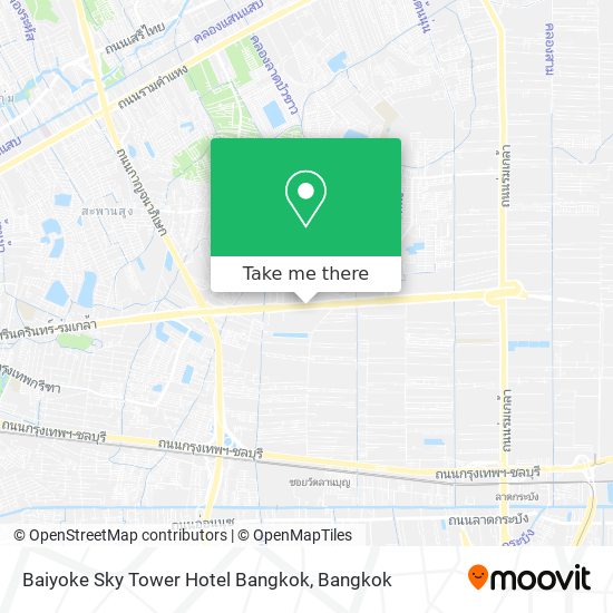 Baiyoke Sky Tower Hotel Bangkok map