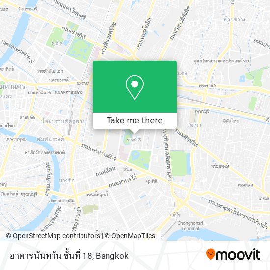 อาคารนันทวัน ชั้นที่ 18 map