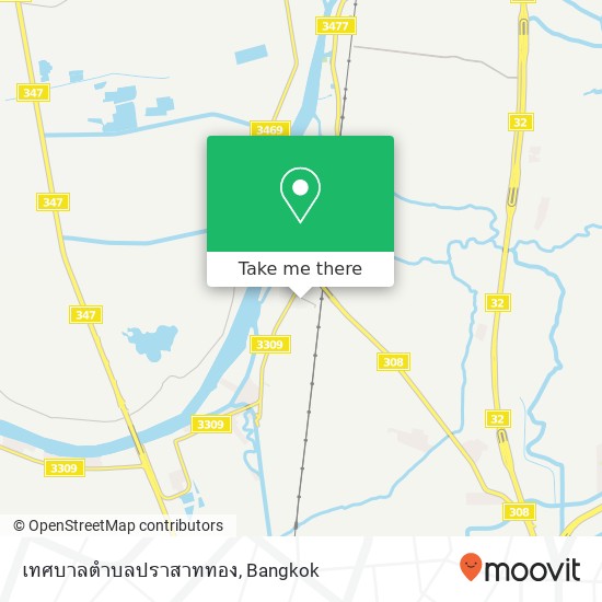 เทศบาลตำบลปราสาททอง map