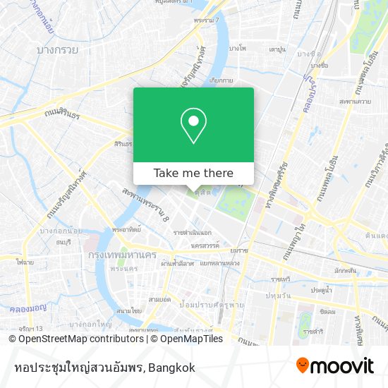 หอประชุมใหญ่สวนอัมพร map