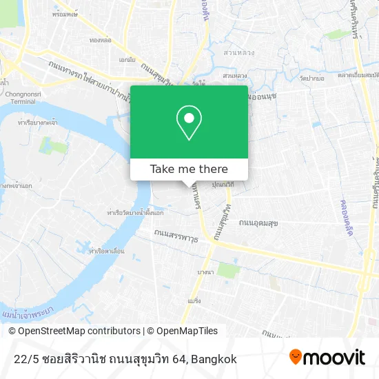 22 / 5 ซอยสิริวานิช ถนนสุขุมวิท 64 map