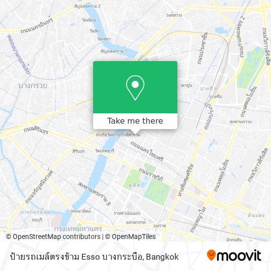 ป้ายรถเมล์ตรงข้าม Esso บางกระบือ map