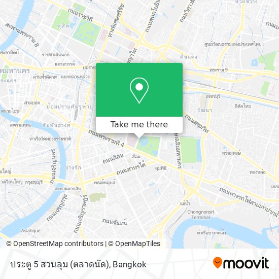 ประตู 5 สวนลุม (ตลาดนัด) map