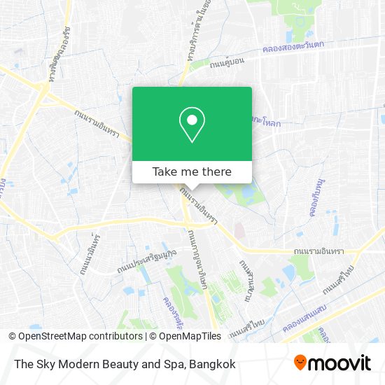 The Sky Modern Beauty and Spa map