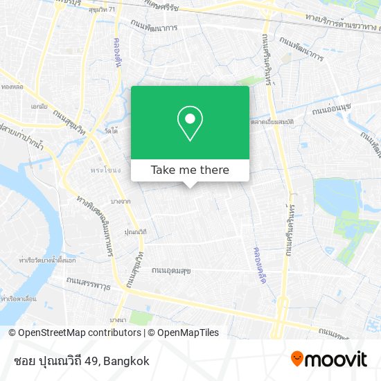 ซอย ปุณณวิถี 49 map