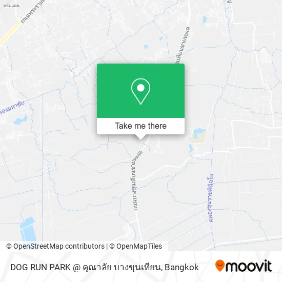 DOG RUN PARK @ คุณาลัย บางขุนเทียน map
