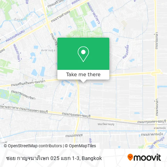ซอย กาญจนาภิเษก 025 แยก 1-3 map
