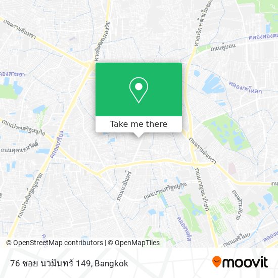 76 ซอย นวมินทร์ 149 map