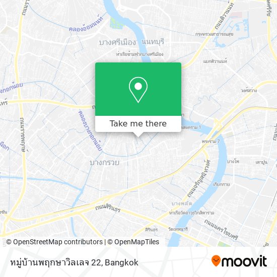 หมู่บ้านพฤกษาวิลเลจ 22 map