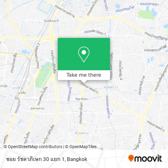 ซอย รัชดาภิเษก 30 แยก 1 map