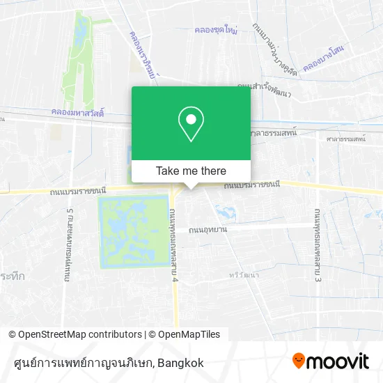 ศูนย์การแพทย์กาญจนภิเษก map