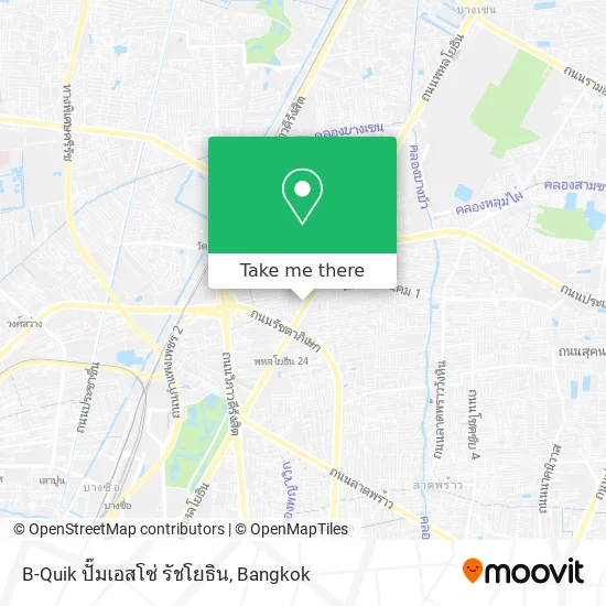 B-Quik ปั๊มเอสโซ่ รัชโยธิน map