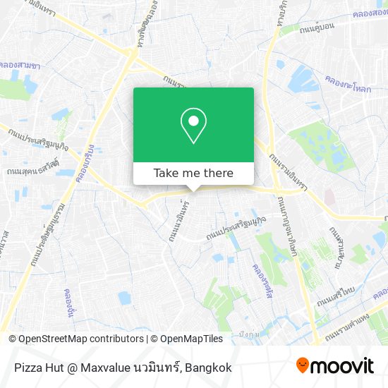 Pizza Hut @ Maxvalue นวมินทร์ map