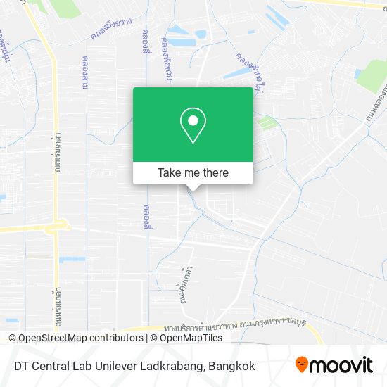 DT Central Lab Unilever Ladkrabang map