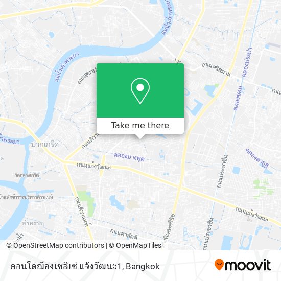 คอนโดฌ็องเซลิเซ่ แจ้งวัฒนะ1 map