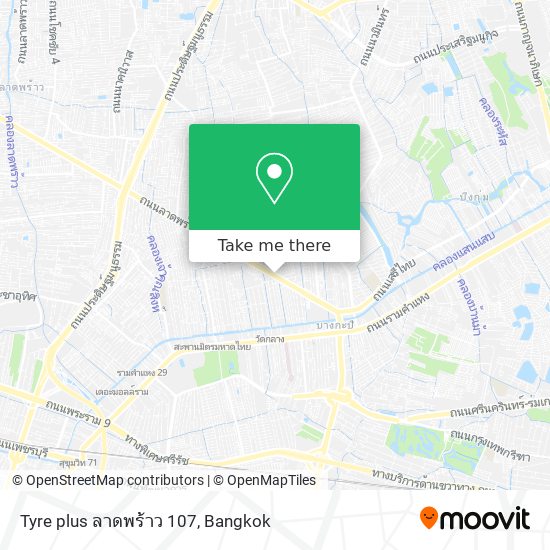 Tyre plus ลาดพร้าว 107 map