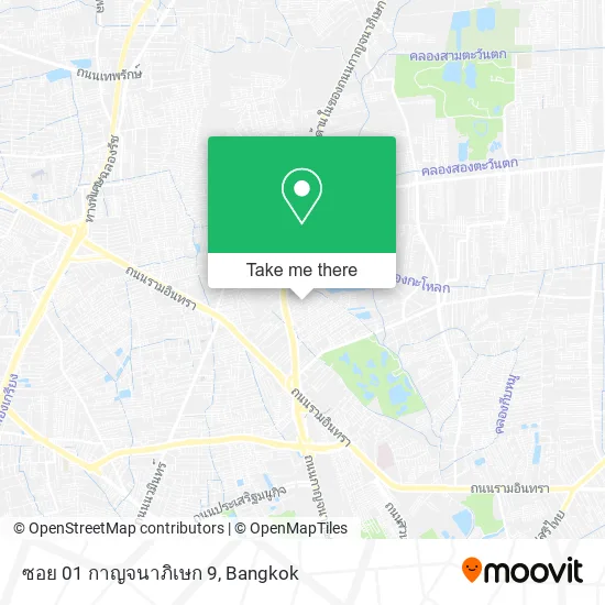 ซอย 01 กาญจนาภิเษก 9 map