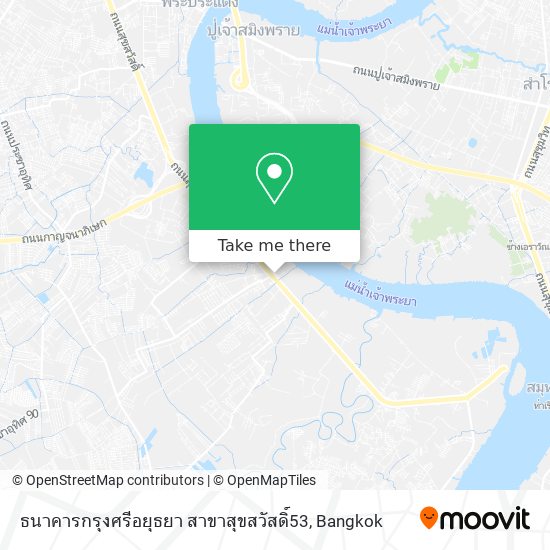 ธนาคารกรุงศรีอยุธยา สาขาสุขสวัสดิ์53 map