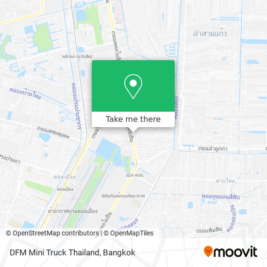 DFM Mini Truck Thailand map