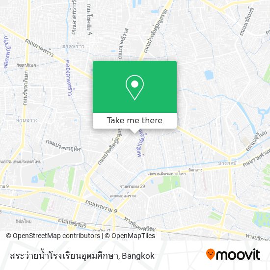 สระว่ายน้ำโรงเรียนอุดมศึกษา map