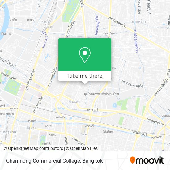 Chamnong Commercial College map