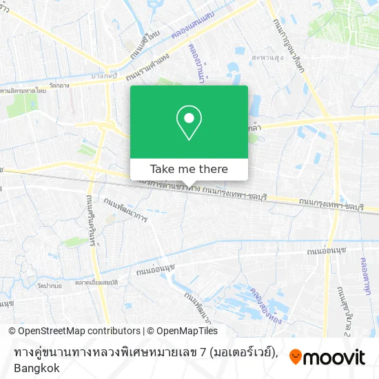 ทางคู่ขนานทางหลวงพิเศษหมายเลข 7 (มอเตอร์เวย์) map