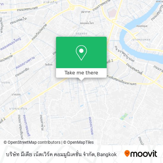 บริษัท มีเดีย เน็ตเวิร์ค คอมมูนิเคชั่น จำกัด map