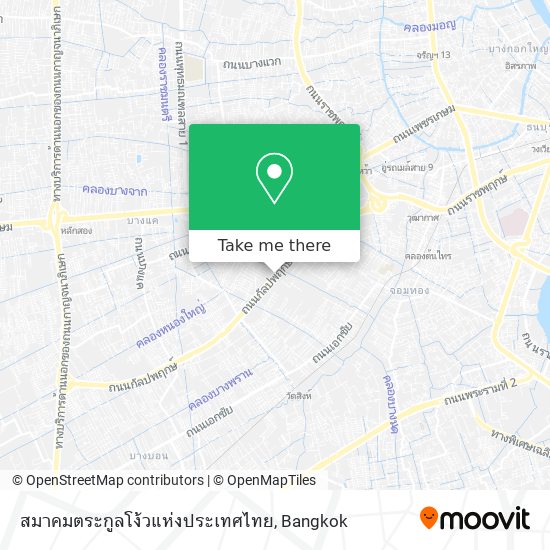 สมาคมตระกูลโง้วแห่งประเทศไทย map