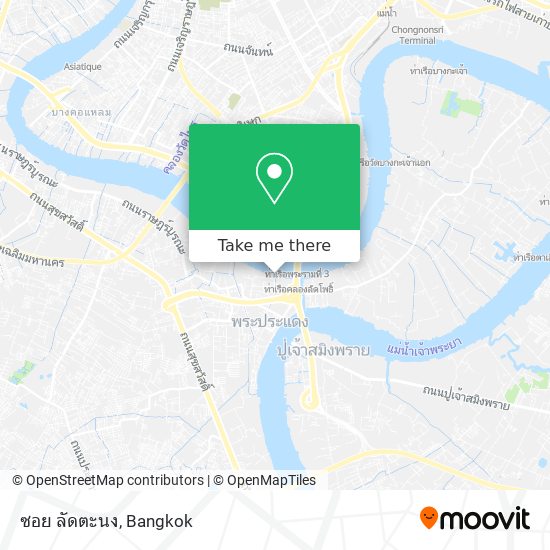 ซอย ลัดตะนง map