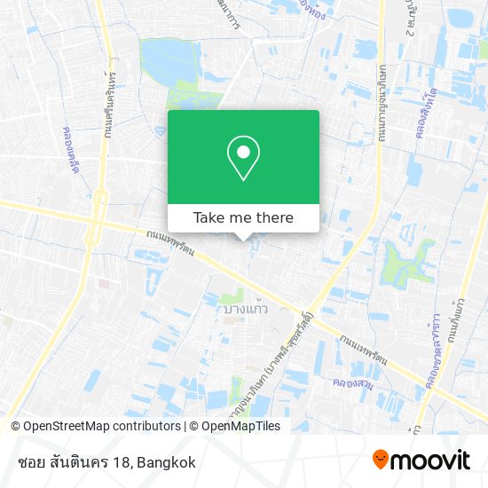 ซอย สันตินคร 18 map