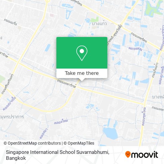 Singapore International School Suvarnabhumi map