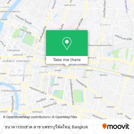 ธนาคารธนชาต  สาขาเพชรบุรีตัดใหม่ map