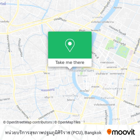 หน่วยบริการสุขภาพปฐมภูมิศิริราช (PCU) map