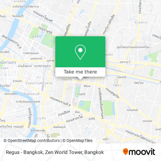 Regus - Bangkok, Zen World Tower map