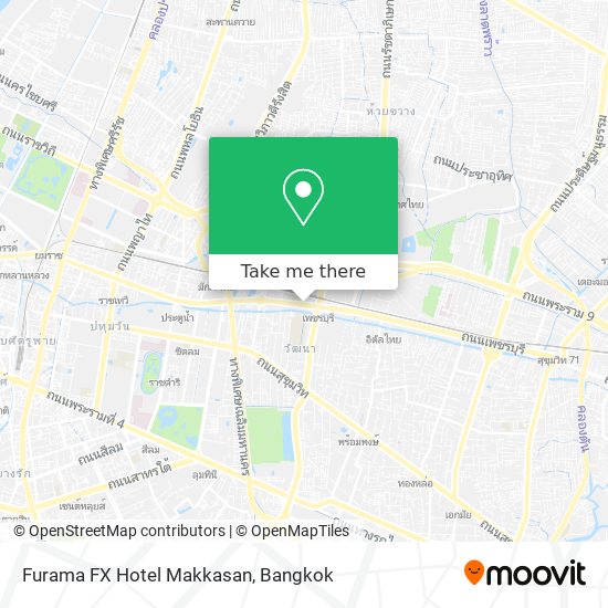 Furama FX Hotel Makkasan map