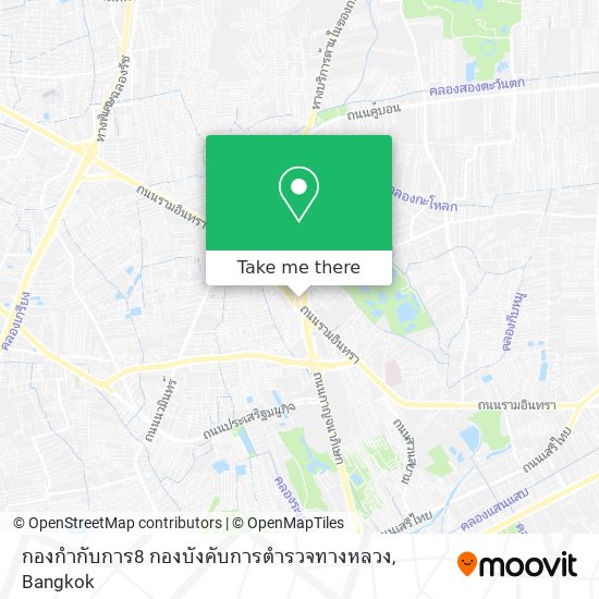 กองกำกับการ8 กองบังคับการตำรวจทางหลวง map