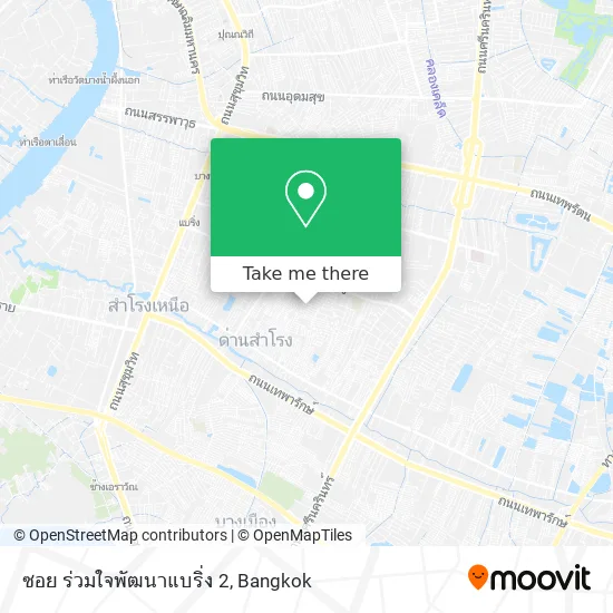 ซอย ร่วมใจพัฒนาแบริ่ง 2 map