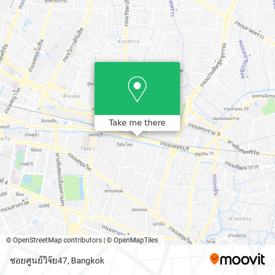 ซอยศูนย์วิจัย47 map