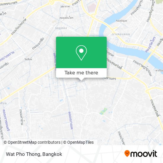 Wat Pho Thong map