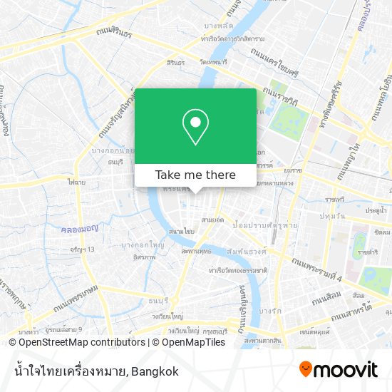 น้ำใจไทยเครื่องหมาย map