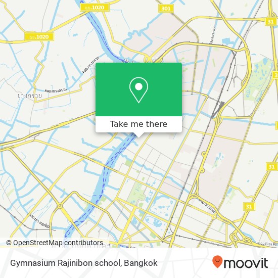 Gymnasium Rajinibon school map